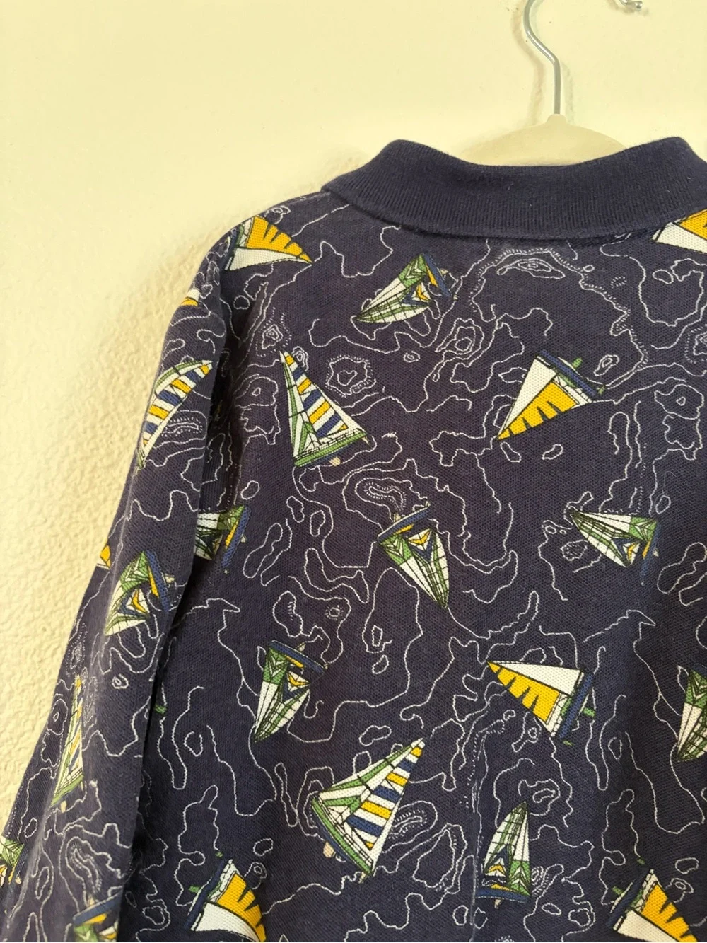 Gymboree vintage sail boat map shirt size 5 years